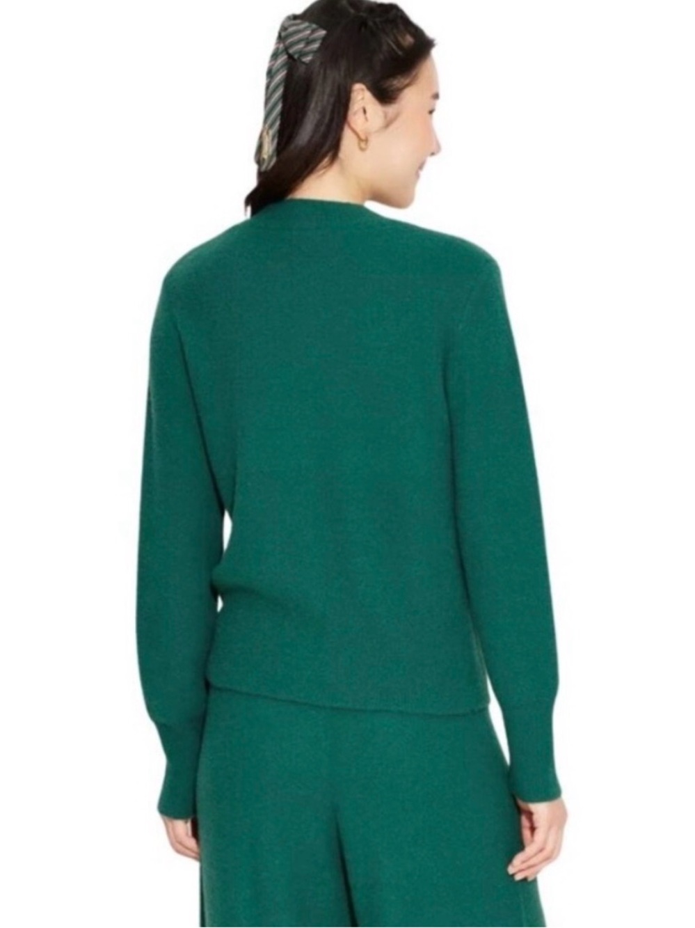 Wicked Graphic Cardigan Ariana Grande Paul Tazewell x Target Green Gold Size XS - Picture 7 of 12